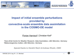 Initial ensemble perturbations provided by convective-scale