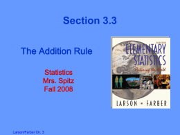 3.3 The Addition Rul..