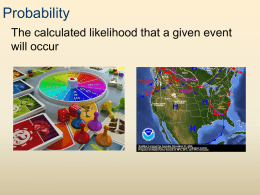 Probability - Mr Desantis
