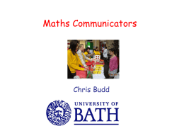 Maths Communicators