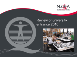 University Entrance Review