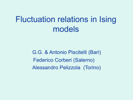 Fluctuation relations in Ising models