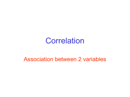Correlations and causality