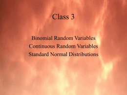 Class 3 Handout