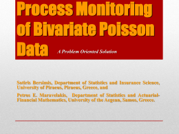 Process Monitoring of Bivariate Poisson Data
