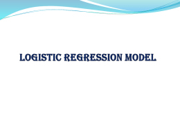 LOGISTIC REGRESSION MODEL