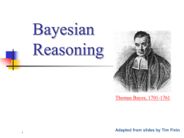 Bayesian reasoning