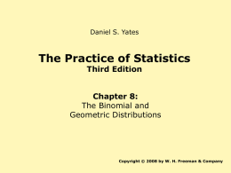 AP statistics Chapter 8 Powerpoint notes