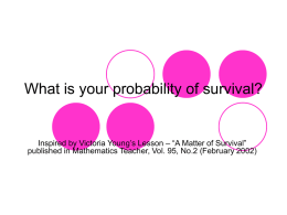 What is your probability of survival?