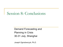 Practical Guidelines for Forecasting