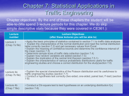 Lec 6, Ch.5, pp90-105: Statistics (Objectives)