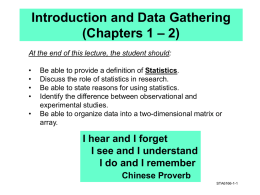 U1.1-Introduction - Department of Mathematics & Statistics