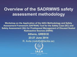 6b Safety Assessment Methodology