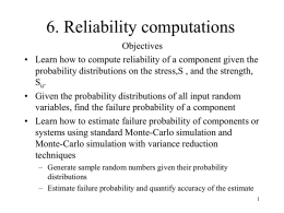 Reliability computations