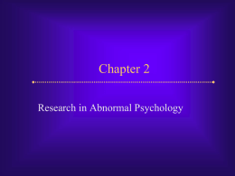 Comer, Abnormal Psychology, 5th edition