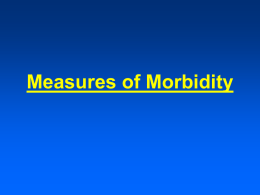 Lectures 6 & 7 Mortality