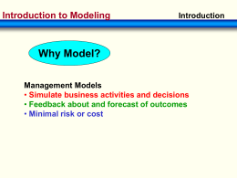 Modelling&Simulation