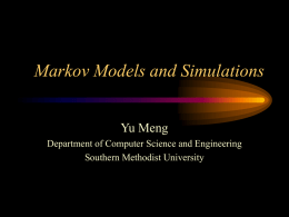 Markov Processes - Lyle School of Engineering