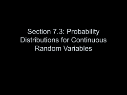 standard deviation of a random variable x
