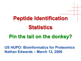 Peptide Identification