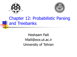 Lexicalized & Probabilistic Parsing