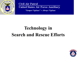 Technology in Search and Rescue Efforts