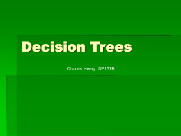 Decision Trees by Charles Henry