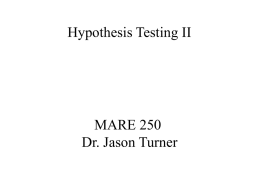Notes - for Dr. Jason P. Turner