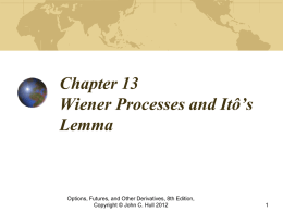 A Wiener Process