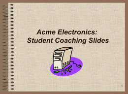 Coaching Presentation Slides