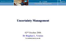 Uncertainty Management