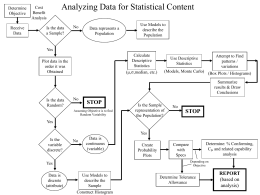 Analyzing Data for Statistical Content