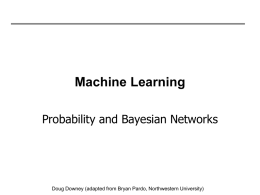 Bayesian Learning - Northwestern University
