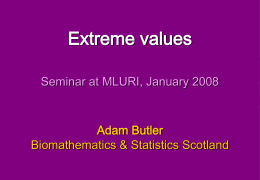 Extremes_MLURI - Biomathematics and Statistics Scotland