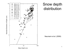 Snow survey and measurement errors