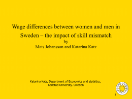 Gender wage differentials in Sweden 1993–2002