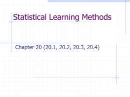 Statistical Learning Methods