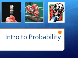 Intro to Probability