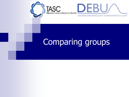 Comparing groups (new window)