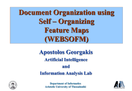 SOM - Artificial Intelligence & Information Analysis Laboratory