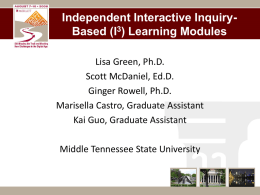 Independent Interactive Inquiry