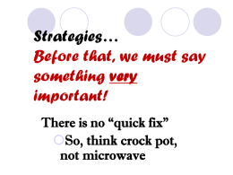 ACT Strategies