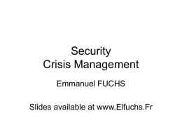 security - emmanuel fuchs webs site