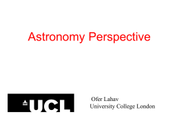Astronomy perspective