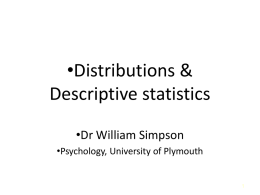 Distribution William Simpson 11th April 2014
