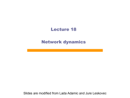 Network Dynamics