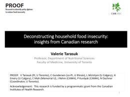 Deconstructing household food insecurity: insights from