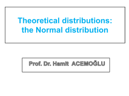 Normal distribution.