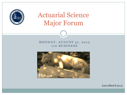 RM 411 - Penn State Actuarial Science Club