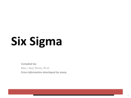 Six Sigma - Alex J. Ruiz